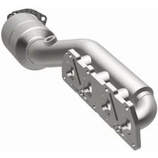 Front Left 2002-2004 Volkswagen Passat 4.0L California Grade CARB Compliant Direct-Fit Manifold Catalytic Converter image 2