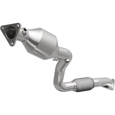 Front Left 2010 Audi Q7 3.6L | 2010 Volkswagen Touareg 3.6L California Grade CARB Compliant Direct-Fit Catalytic Converter image 1