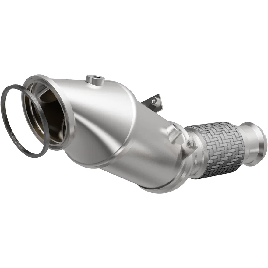 Front OEM Grade Federal / EPA Compliant Direct-Fit Catalytic Converter for BMW