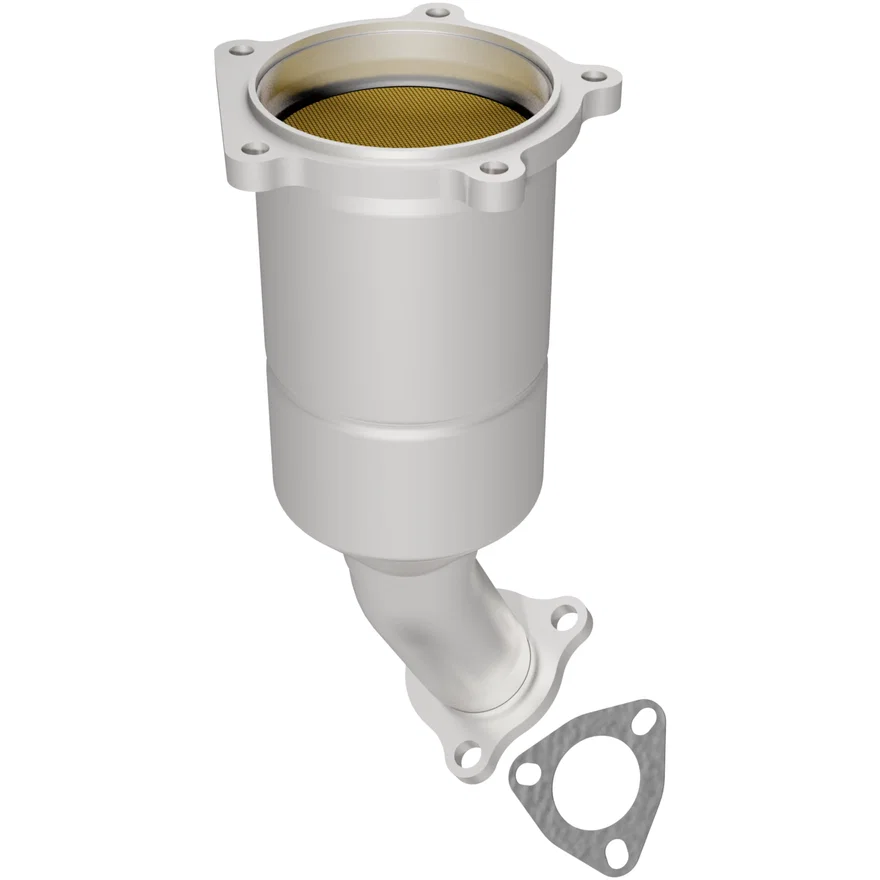 Front 2001-2004 Nissan Frontier 2.4L | 2001-2004 Nissan Xterra 2.4L HM Grade Federal / EPA Compliant Direct-Fit Catalytic Converter