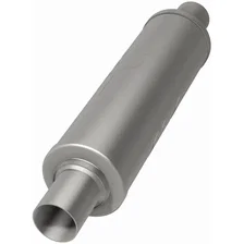 4in. Round Straight-Through Performance Exhaust Muffler image 3