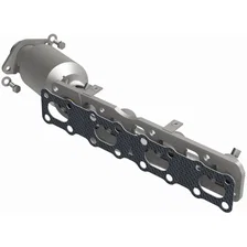 Left California Grade CARB Compliant Direct-Fit Manifold Catalytic Converter image 4