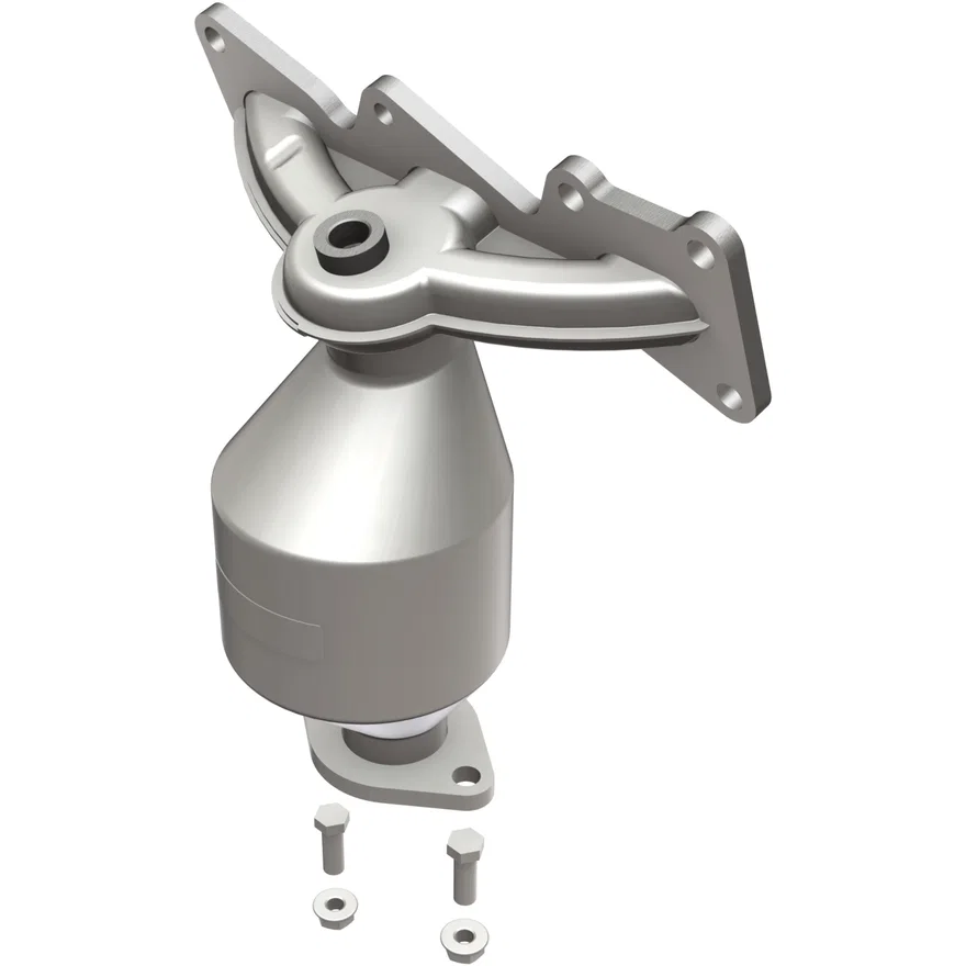 Front HM Grade Federal / EPA Compliant Direct-Fit Manifold Catalytic Converter
