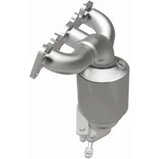 Front 2011 Lincoln MKT 3.7L California Grade CARB Compliant Direct-Fit Manifold Catalytic Converter image 3