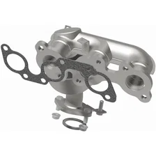 Front 2002-2003 Lexus ES300 3.0L | 2002-2003 Toyota Camry 3.0L California Grade CARB Compliant Direct-Fit Manifold Catalytic Converter image 3