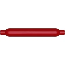 Redpack 4in. Round Glasspack Performance Exhaust Muffler image 1