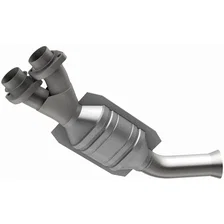 Front 1988-1989 Jaguar Vanden Plas 3.6L | 1988-1989 Jaguar XJ6 3.6L Standard Grade Federal / EPA Compliant Direct-Fit Catalytic Converter image 4