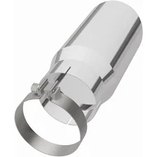 6in. Round Polished Exhaust Tip image 3