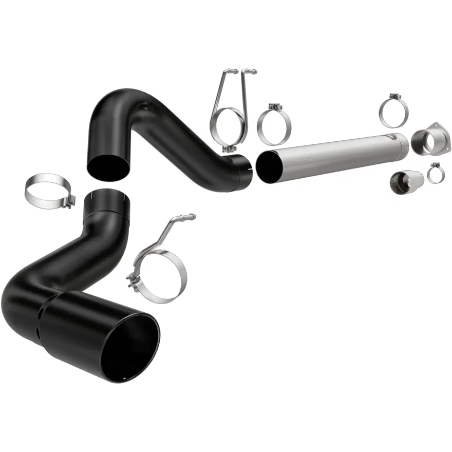 Black DPF Series DPF Back Performance Exhaust System for Ford