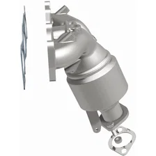 Front OEM Grade Federal / EPA Compliant Direct-Fit Manifold Catalytic Converter image 4