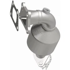 Rear OEM Grade Federal / EPA Compliant Direct-Fit Manifold Catalytic Converter image 4