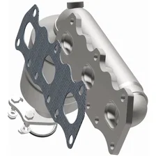 Left 2006-2008 Suzuki Grand Vitara 2.7L | 2004-2006 Suzuki XL-7 2.7L OEM Grade Federal / EPA Compliant Direct-Fit Manifold Catalytic Converter image 2
