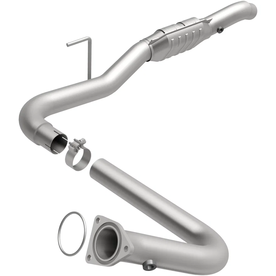 Left California Grade CARB Compliant Direct-Fit Catalytic Converter