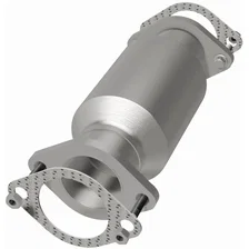Rear 2013-2014 Hyundai Genesis Coupe 2.0L California Grade CARB Compliant Direct-Fit Catalytic Converter image 3