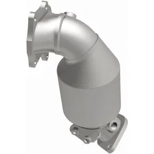 Front 2013-2014 Hyundai Genesis Coupe 2.0L California Grade CARB Compliant Direct-Fit Catalytic Converter image 4