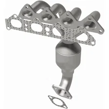 Front California Grade CARB Compliant Direct-Fit Manifold Catalytic Converter for Hyundai image 3