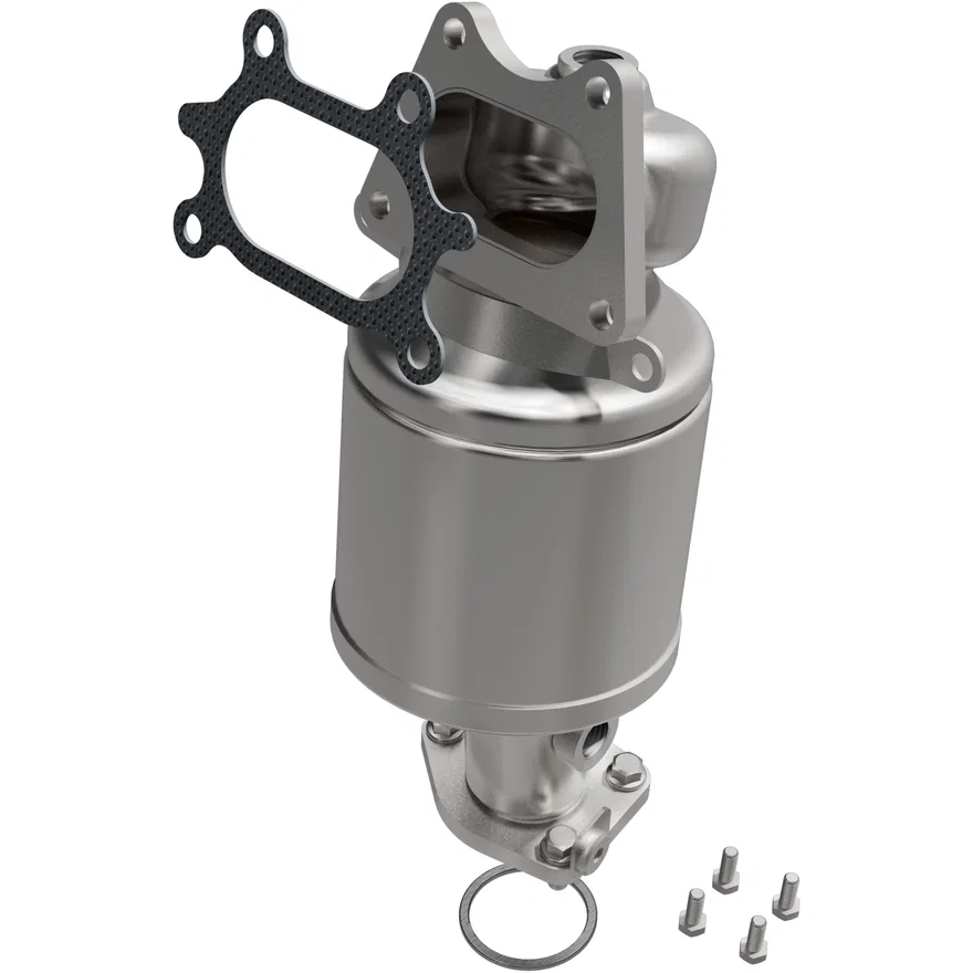 Rear 2006-2007 Honda Accord 3.0L OEM Grade Federal / EPA Compliant Direct-Fit Manifold Catalytic Converter
