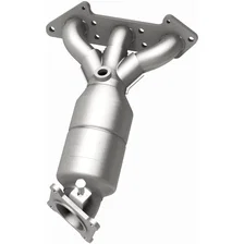 Left 2002-2004 Volvo S80 2.9L HM Grade Federal / EPA Compliant Direct-Fit Manifold Catalytic Converter image 3