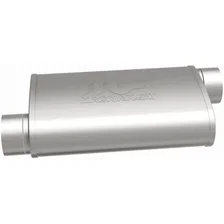 4 x 9in. Oval Straight-Through Performance Exhaust Muffler image 4