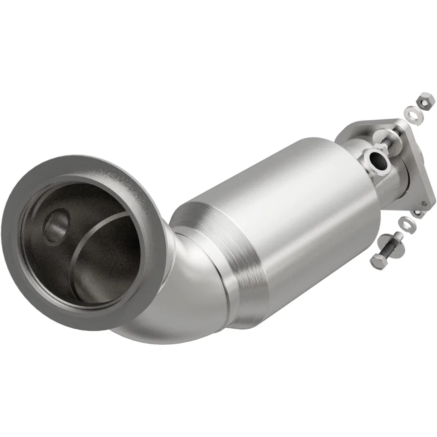 Front Left OEM Grade Federal / EPA Compliant Direct-Fit Catalytic Converter for BMW