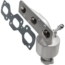 Rear California Grade CARB Compliant Direct-Fit Manifold Catalytic Converter image 1