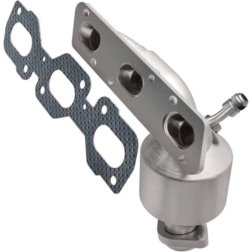 Rear California Grade CARB Compliant Direct-Fit Manifold Catalytic Converter