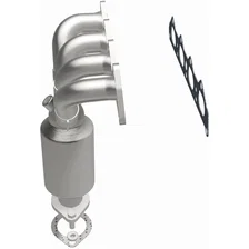 Front 2005-2006 Kia Sportage 2.0L California Grade CARB Compliant Direct-Fit Manifold Catalytic Converter image 4