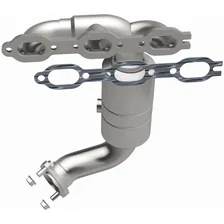 Front OEM Grade Federal / EPA Compliant Direct-Fit Manifold Catalytic Converter image 4