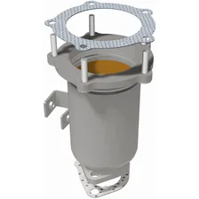 Front 1999-2001 Mazda Protege 1.6L | 1999-2000 Mazda Protege 1.8L California Grade CARB Compliant Direct-Fit Catalytic Converter image 3