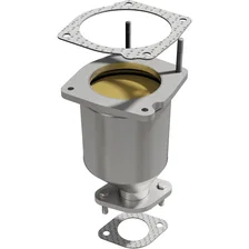 Rear 2006 Chrysler Sebring 2.7L | 2006 Dodge Stratus 2.7L California Grade CARB Compliant Direct-Fit Catalytic Converter image 1