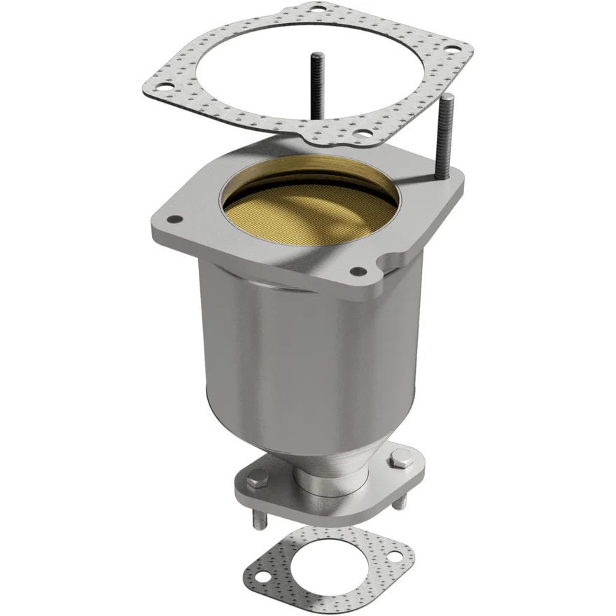Rear 2006 Chrysler Sebring 2.7L | 2006 Dodge Stratus 2.7L California Grade CARB Compliant Direct-Fit Catalytic Converter
