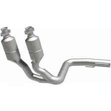 Front 2000 Jeep Grand Cherokee 4.0L California Grade CARB Compliant Direct-Fit Catalytic Converter image 4