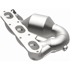 Left 2000-2004 Porsche Boxster 2.7L | 2000-2004 Porsche Boxster 3.2L OEM Grade Federal / EPA Compliant Direct-Fit Manifold Catalytic Converter image 2