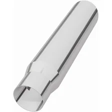 5in. Round Polished Exhaust Tip image 3