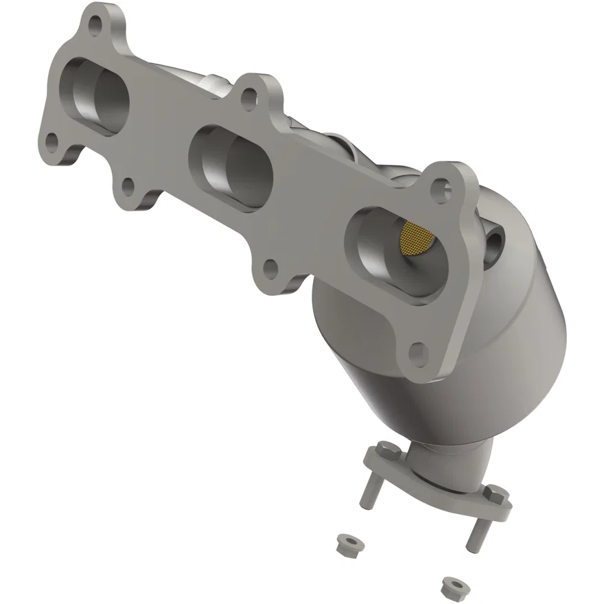 Rear 2001-2006 Hyundai Santa Fe 2.7L OEM Grade Federal / EPA Compliant Direct-Fit Manifold Catalytic Converter