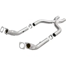 2011-2014 Ford Mustang 5.0L Metallic Grade Federal / EPA Compliant Direct-Fit Catalytic Converter image 1