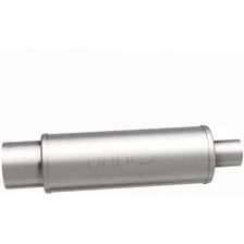 Street 5in. Round Straight-Through Performance Exhaust Muffler image 4