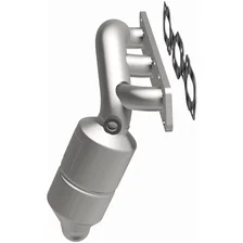 Front HM Grade Federal / EPA Compliant Direct-Fit Manifold Catalytic Converter image 4