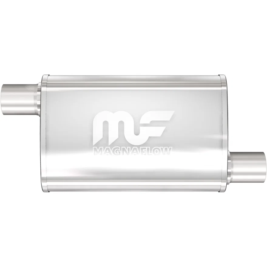 4 x 9in. Oval Straight-Through Performance Exhaust Muffler