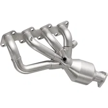 Front 1998-1999 Nissan Frontier 2.4L California Grade CARB Compliant Direct-Fit Manifold Catalytic Converter image 1