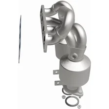 Front 2000-2005 Toyota MR2 Spyder 1.8L California Grade CARB Compliant Direct-Fit Manifold Catalytic Converter image 4
