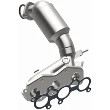 Rear California Grade CARB Compliant Direct-Fit Manifold Catalytic Converter image 2