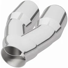 3in. Round Polished Exhaust Tip image 3