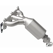 Rear 2005-2010 Kia Sportage 2.7L | 2005-2009 Hyundai Tucson 2.7L OEM Grade Federal / EPA Compliant Direct-Fit Manifold Catalytic Converter image 3