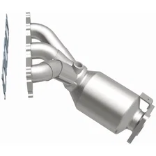 Right 2007-2010 Volvo XC90 3.2L OEM Grade Federal / EPA Compliant Direct-Fit Manifold Catalytic Converter image 4