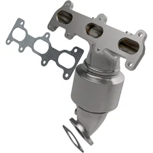 Front OEM Grade Federal / EPA Compliant Direct-Fit Manifold Catalytic Converter image 1