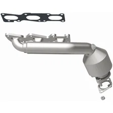 Left 2007-2009 Kia Sorento 3.8L | 2008-2009 Kia Sorento 3.3L OEM Grade Federal / EPA Compliant Direct-Fit Manifold Catalytic Converter image 3