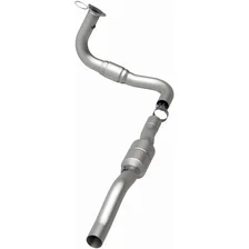 Left 2002 Chevrolet Silverado 2500 HD 8.1L | 2002 GMC Sierra 2500 HD 8.1L California Grade CARB Compliant Direct-Fit Catalytic Converter image 3