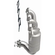 Front 2007-2010 Chrysler Sebring 2.7L | 2008-2010 Dodge Avenger 2.7L OEM Grade Federal / EPA Compliant Direct-Fit Manifold Catalytic Converter image 4