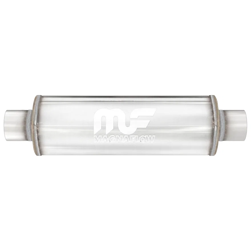 4in. Round Straight-Through Performance Exhaust Muffler